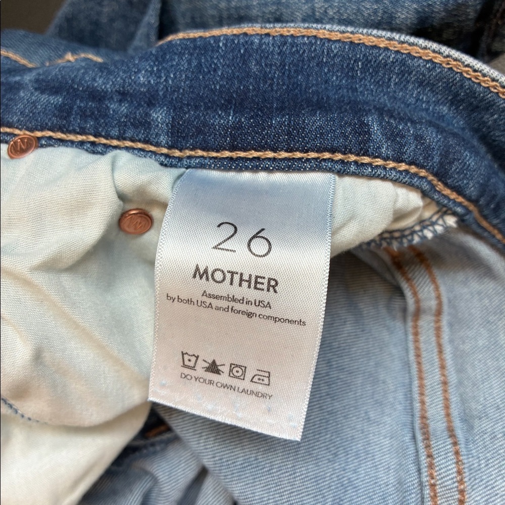 MOTHER jeans. The Mid Rise Rider ankle. Size 26 - Picture 5 of 6